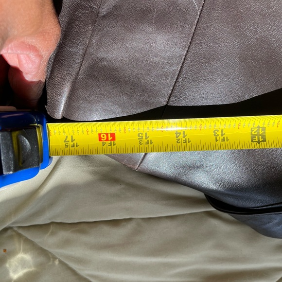 Lord & Taylor brown soft leather vintage 90’s jacket size medium used - Picture 5 of 7